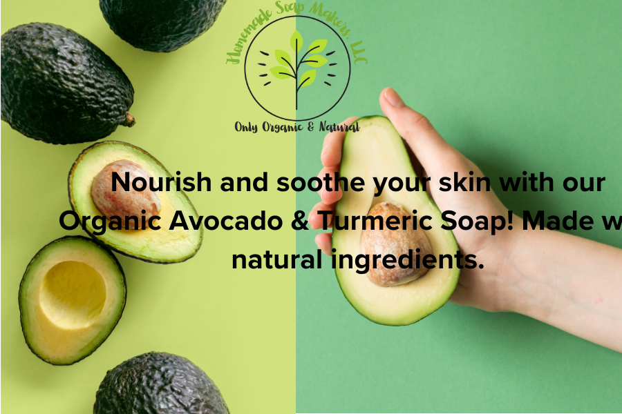 Organic Avocado & Aloe Vera Good for Acne, Eczema & dry skin for Face and Body Soap
