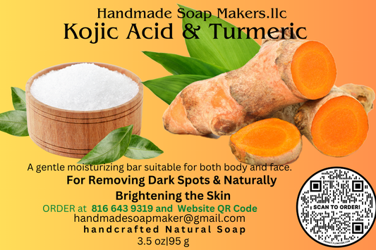 Kojic Acid & Turmeric Naturally Brightening the Skin and Remove Dark Spots