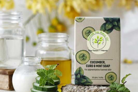 Organic Aloe Vera and Cucumber Soap for Nourishing Dry to Very Dry Skin
